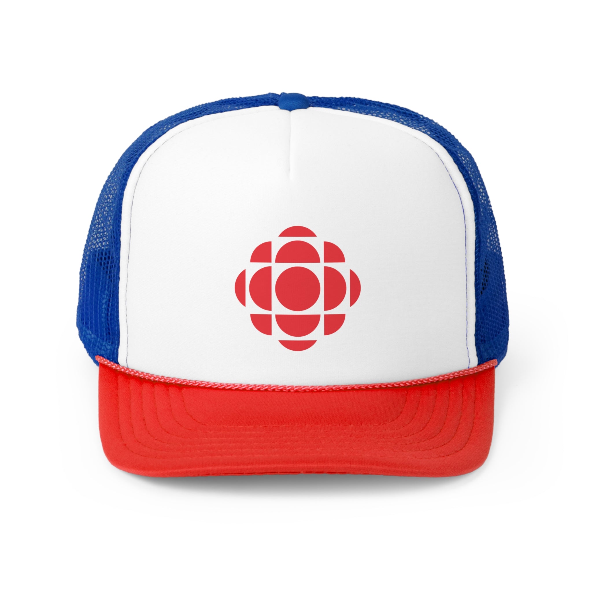 CBC Red Gem Logo Trucker Cap, Canadian Nostalgia, Officially Licensed CBC Trucker Hat