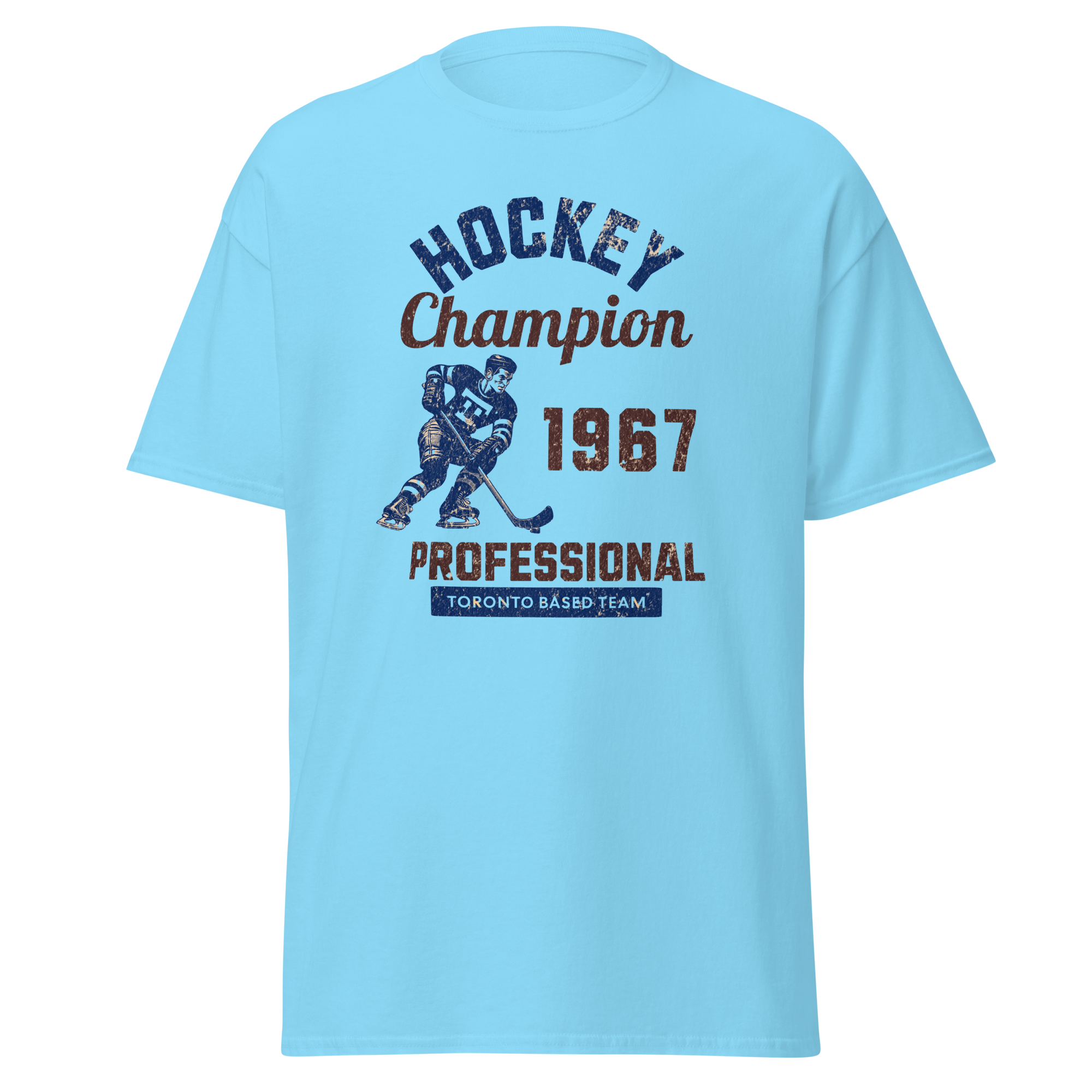 Just the Facts Sports Shirt, Toronto Team 1967 Championship Player, Athletic Heritage Shirt, Men's Shirt