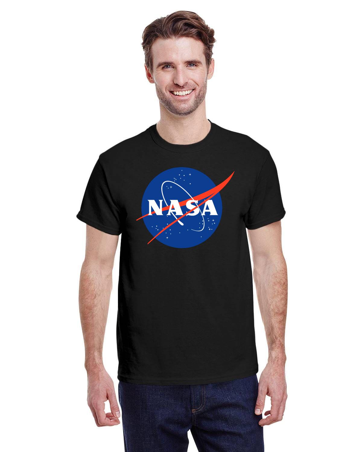 NASA Meatball Logo Men's T-Shirt: Official Space Agency Graphic Tee for Science Enthusiasts