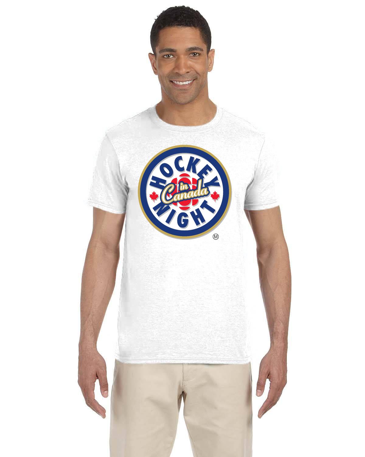 Hockey Night In Canada Shadow Logo, Hockey T-Shirt, HNIC T-Shirt - Officially Licensed CBC Apparel