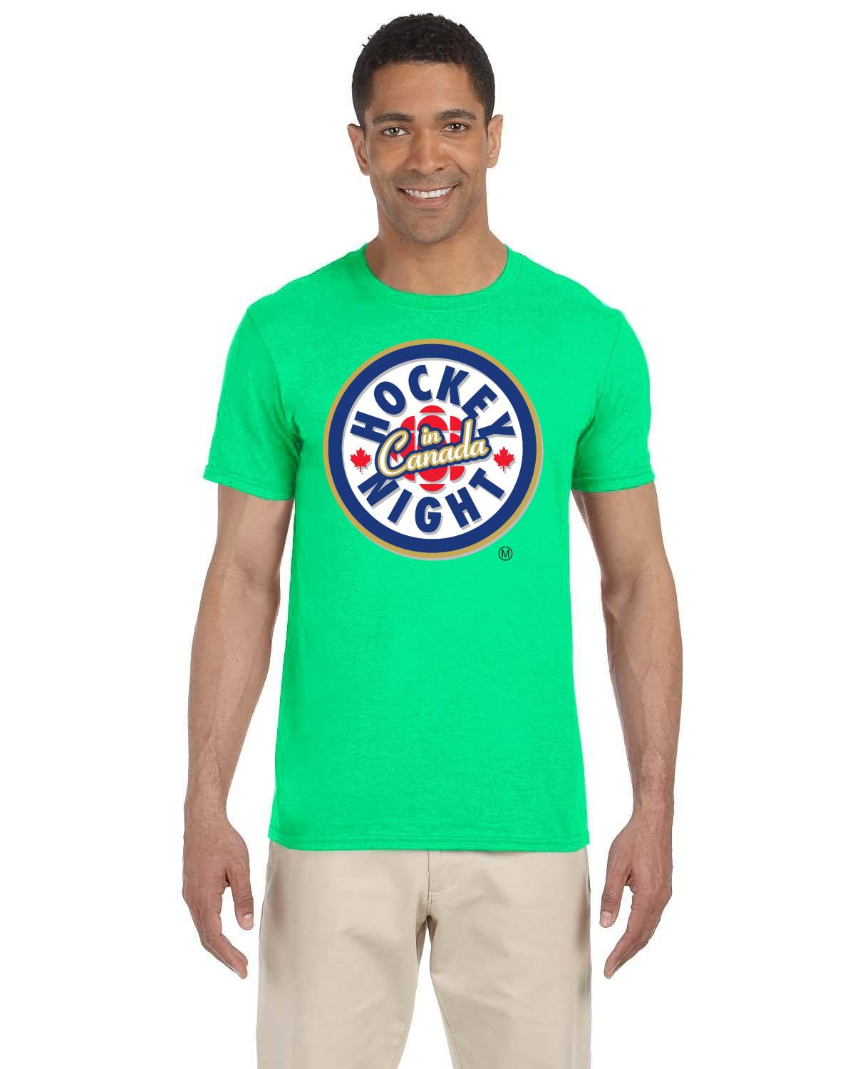 Hockey Night In Canada Shadow Logo, Hockey T-Shirt, HNIC T-Shirt - Officially Licensed CBC Apparel