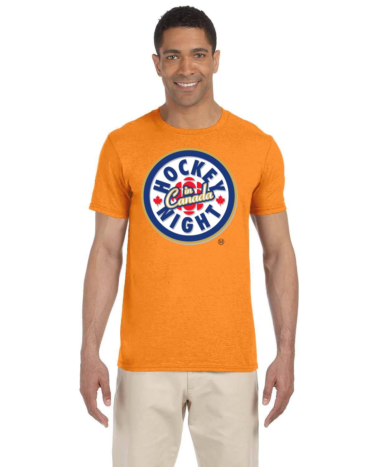 Hockey Night In Canada Shadow Logo, Hockey T-Shirt, HNIC T-Shirt - Officially Licensed CBC Apparel