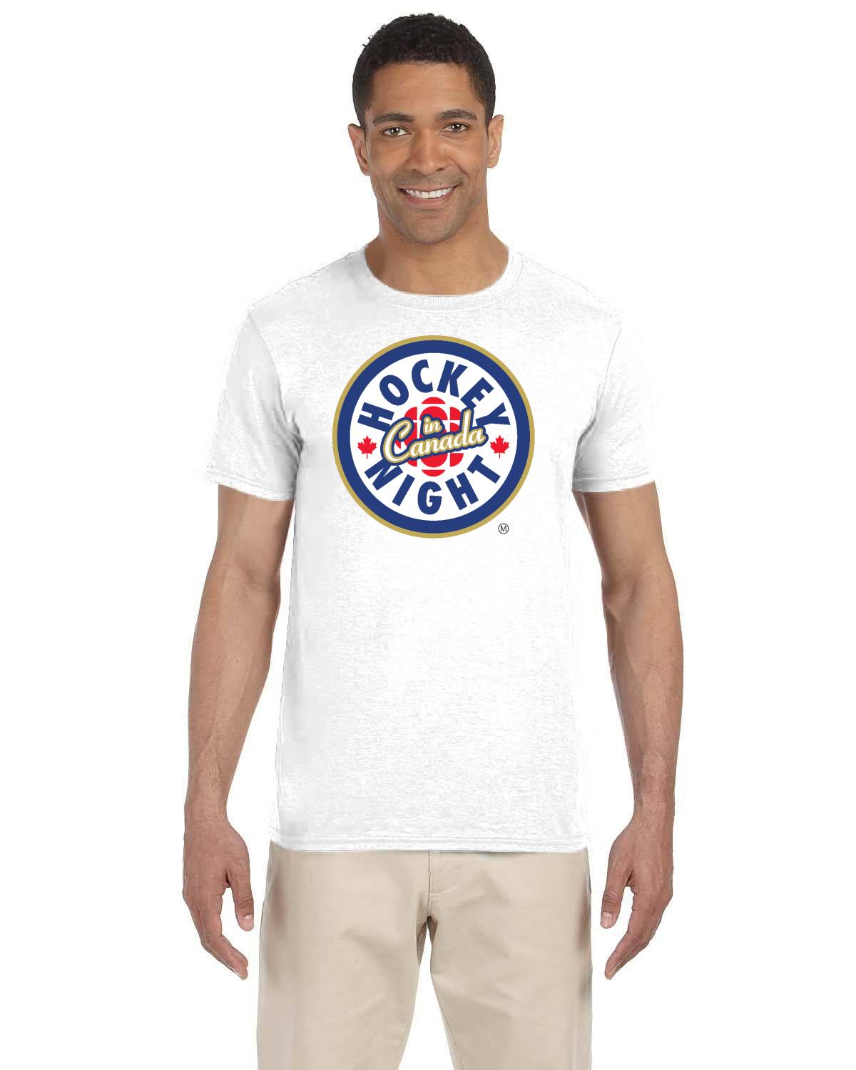 Hockey Night In Canada No Shadow Logo, Hockey T-Shirt, HNIC T-Shirt - Officially Licensed CBC Apparel