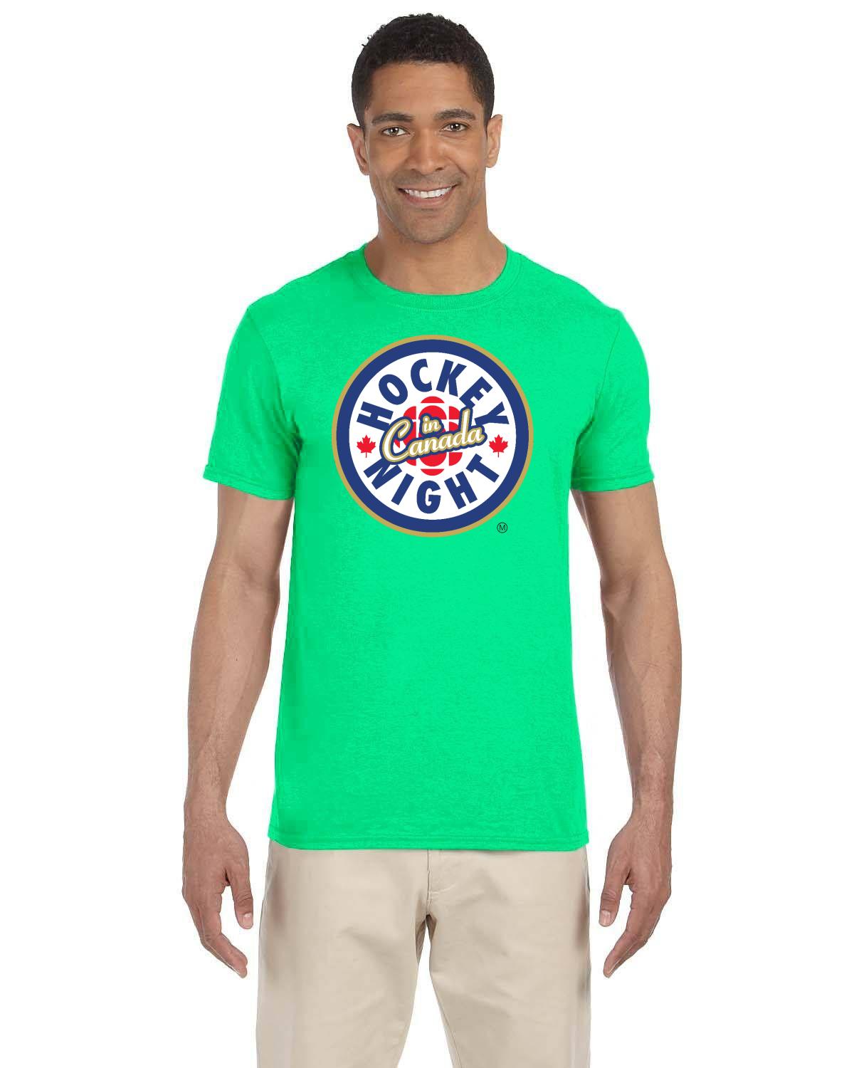 Hockey Night In Canada No Shadow Logo, Hockey T-Shirt, HNIC T-Shirt - Officially Licensed CBC Apparel