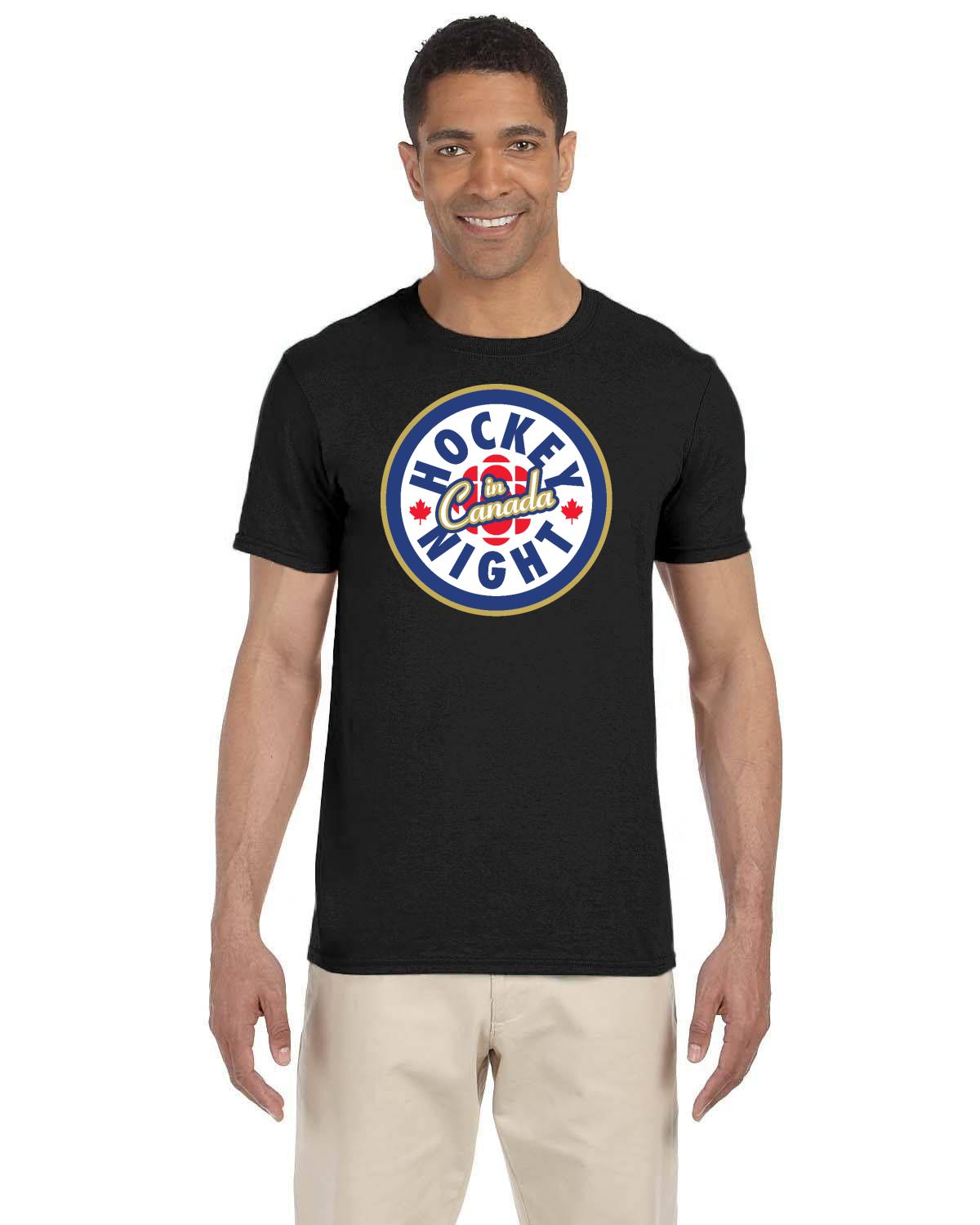 Hockey Night In Canada No Shadow Logo, Hockey T-Shirt, HNIC T-Shirt - Officially Licensed CBC Apparel