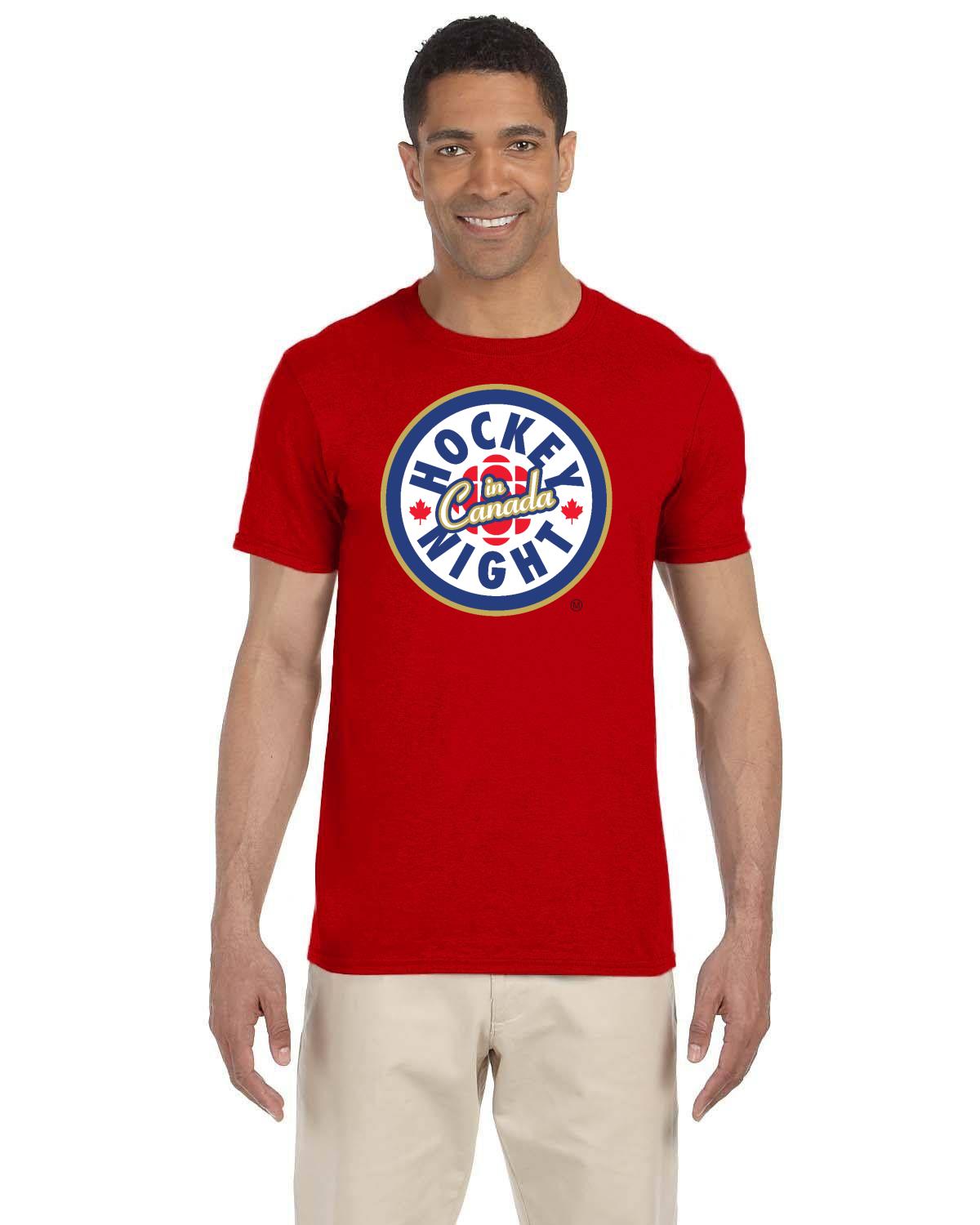 Hockey Night In Canada No Shadow Logo, Hockey T-Shirt, HNIC T-Shirt - Officially Licensed CBC Apparel