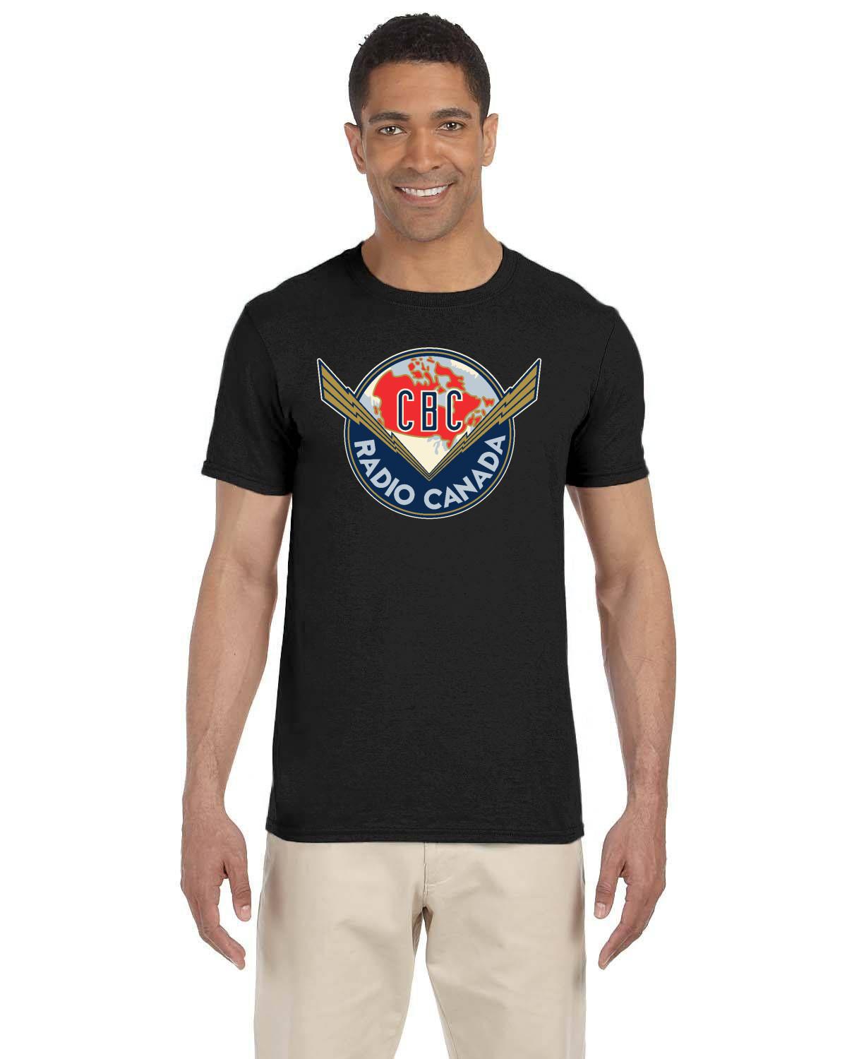 CBC Radio Canada Retro Logo T-Shirt, Canadian Nostalgia, Officially Licensed CBC Apparel