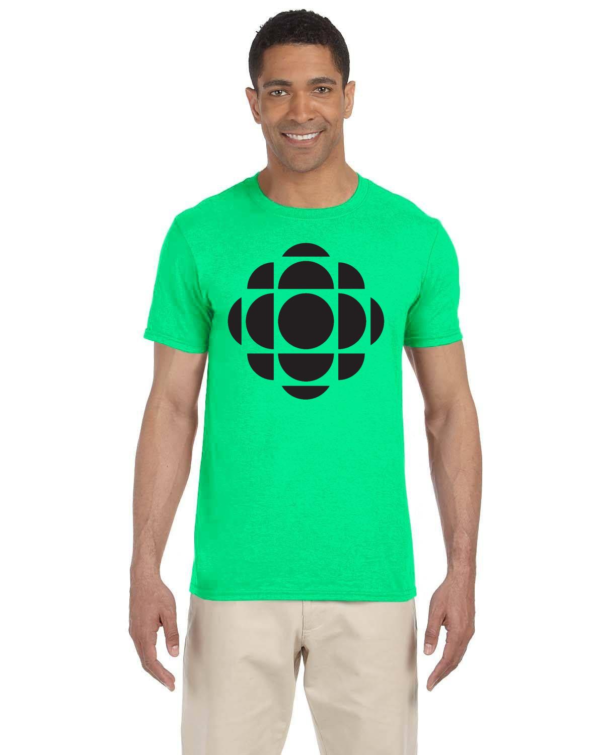 CBC Gem Black Logo T-Shirt, Canadian Nostalgia, Officially Licensed CBC Apparel