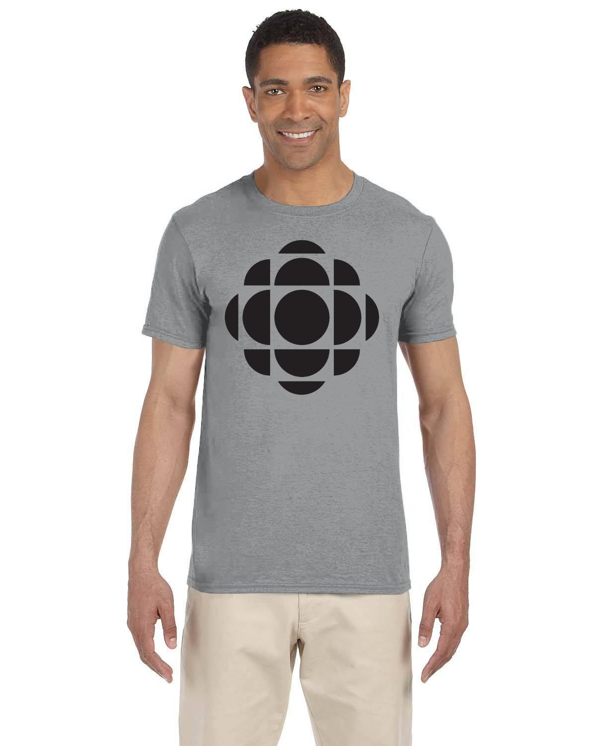 CBC Gem Black Logo T-Shirt, Canadian Nostalgia, Officially Licensed CBC Apparel