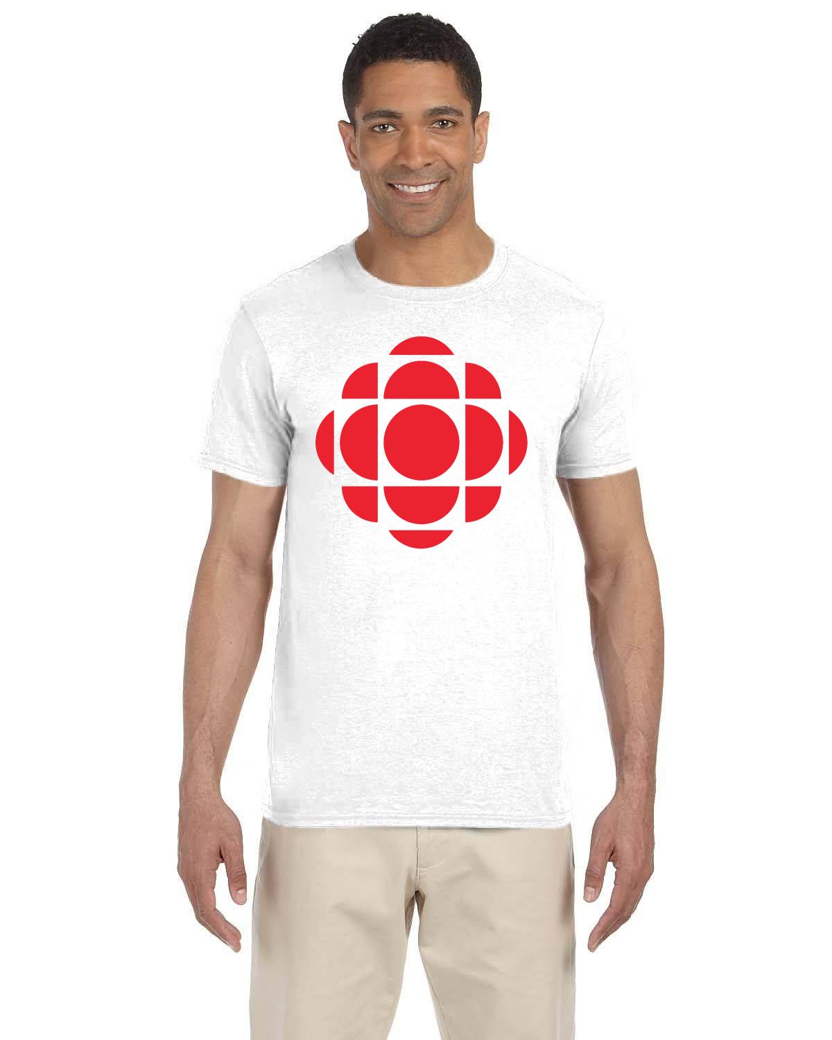 CBC Gem Red Logo T-Shirt, Canadian Nostalgia, Officially Licensed CBC Apparel