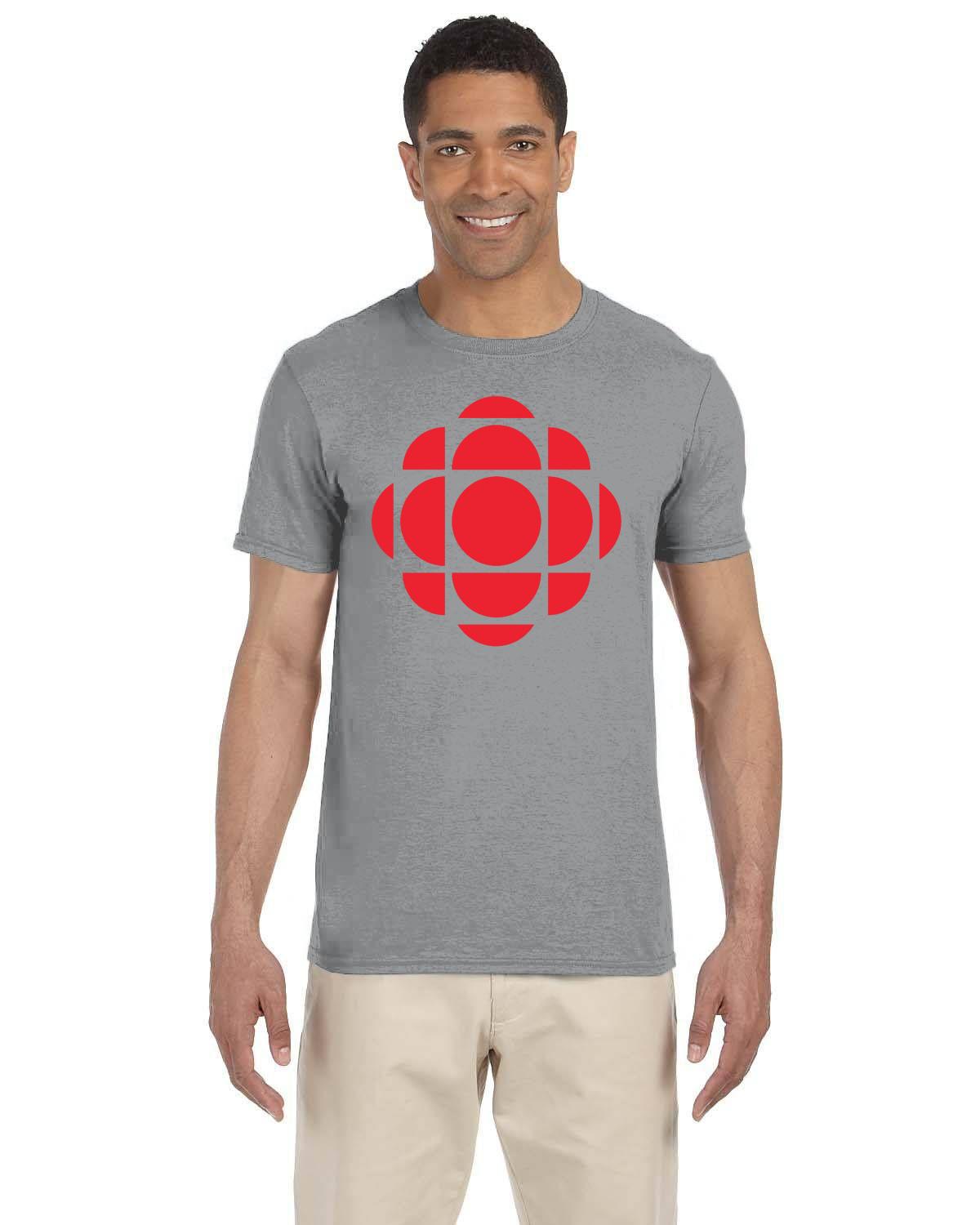 CBC Gem Red Logo T-Shirt, Canadian Nostalgia, Officially Licensed CBC Apparel