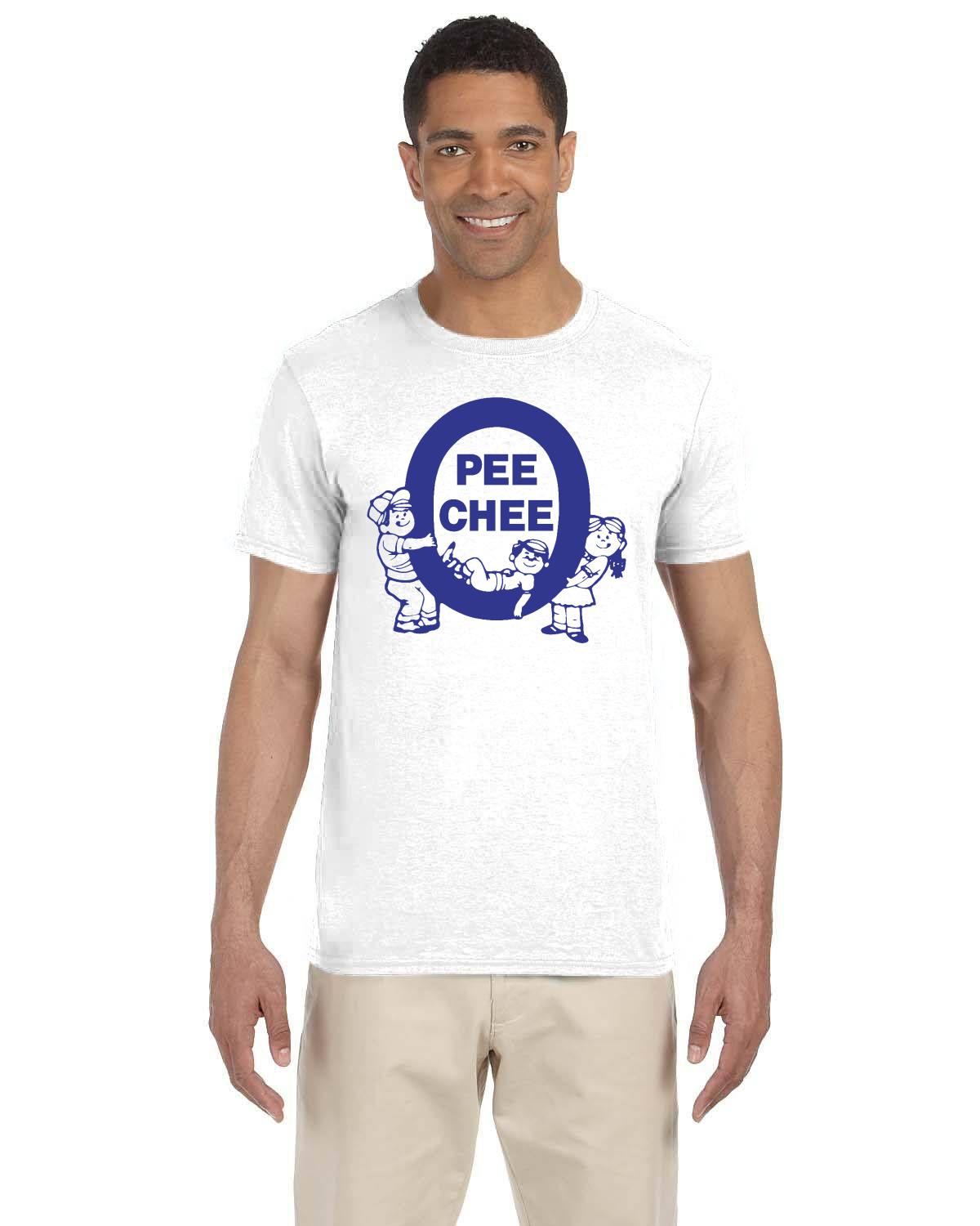 O Pee Chee Canadian Nostalgia T-Shirt Blue Non Distressed Logo