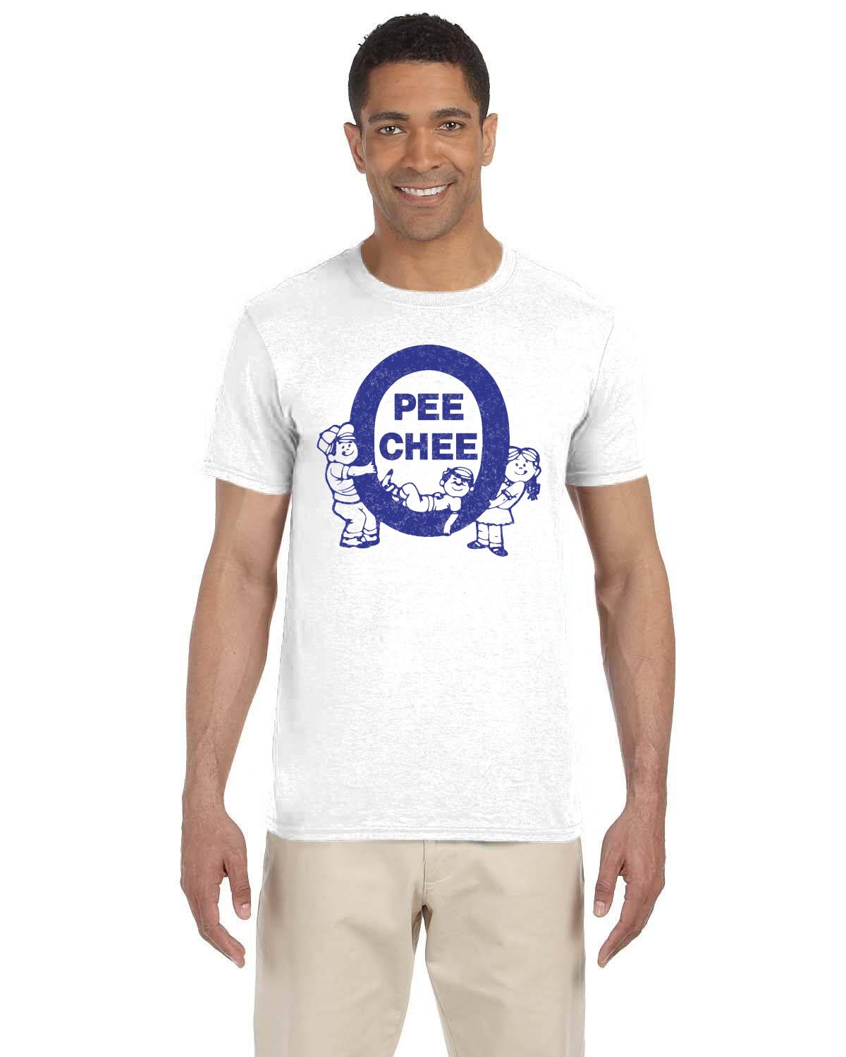 O Pee Chee Canadian Nostalgia T-Shirt Blue Distressed Logo