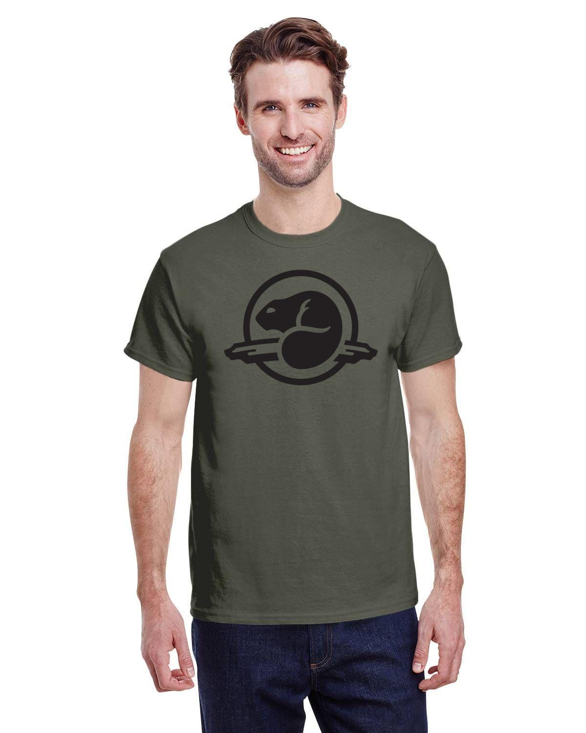 Parks Canada Beaver Non Distressed Logo T-Shirt, Canadian Heritage, Canadian Nostalgia Shirt