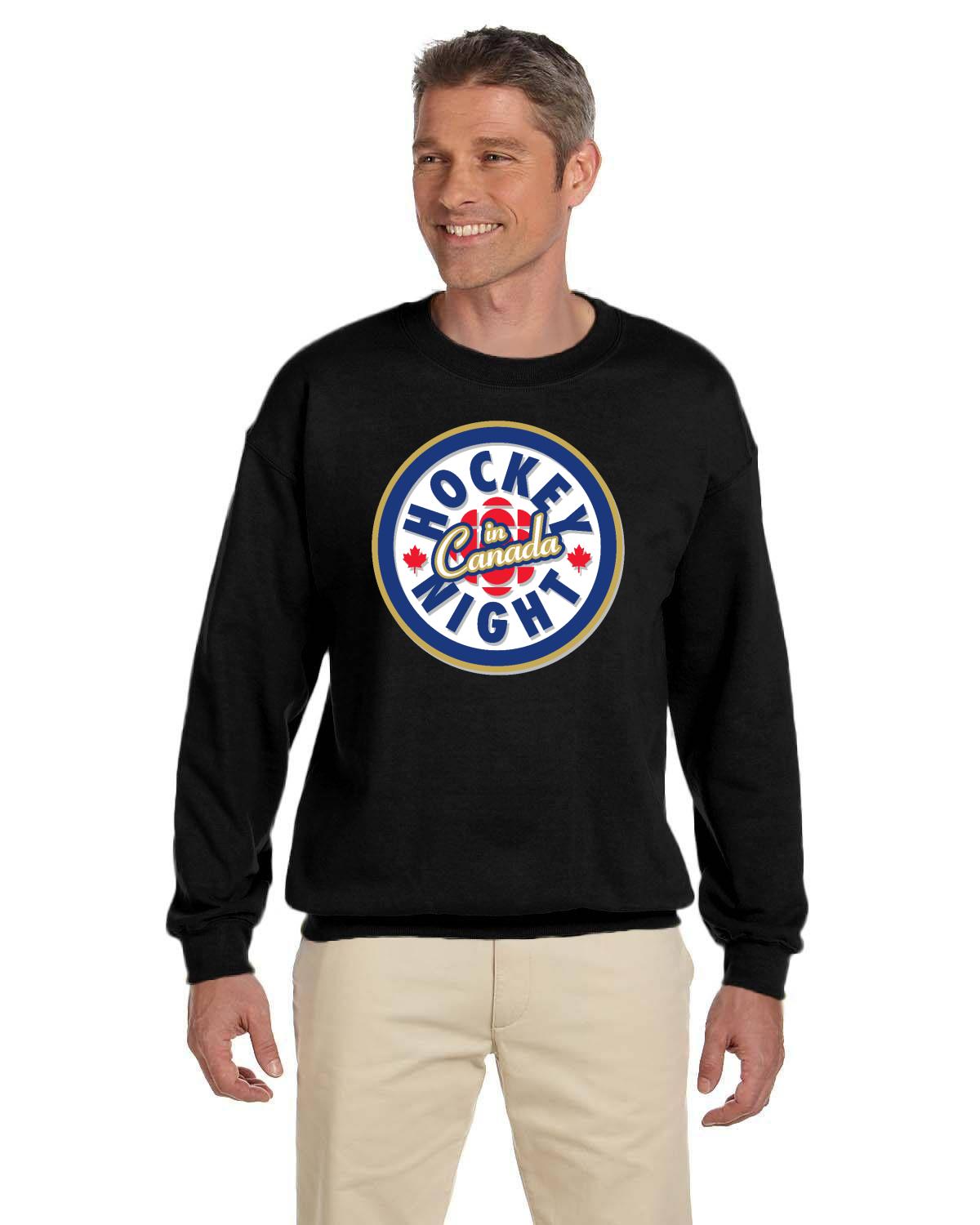 Hockey Night In Canada Shadow Logo, Hockey Sweatshirt, HNIC Sweatshirt - Officially Licensed CBC Apparel