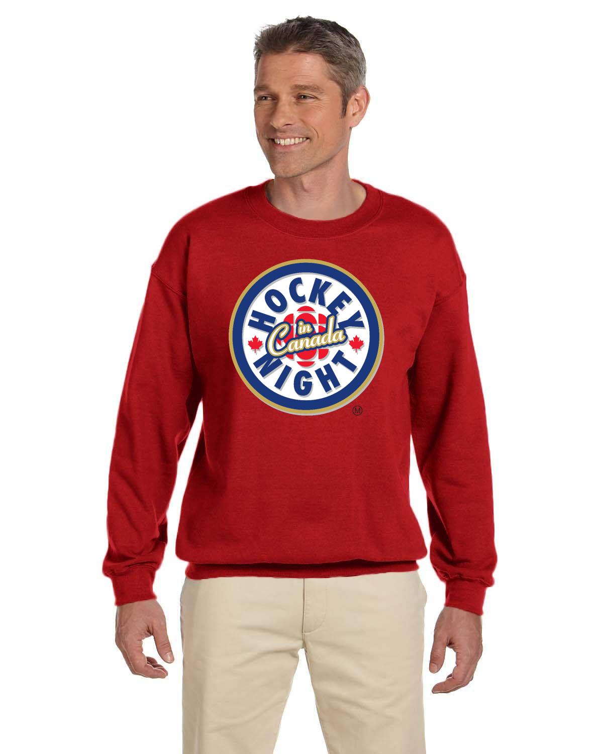 Hockey Night In Canada Shadow Logo, Hockey Sweatshirt, HNIC Sweatshirt - Officially Licensed CBC Apparel