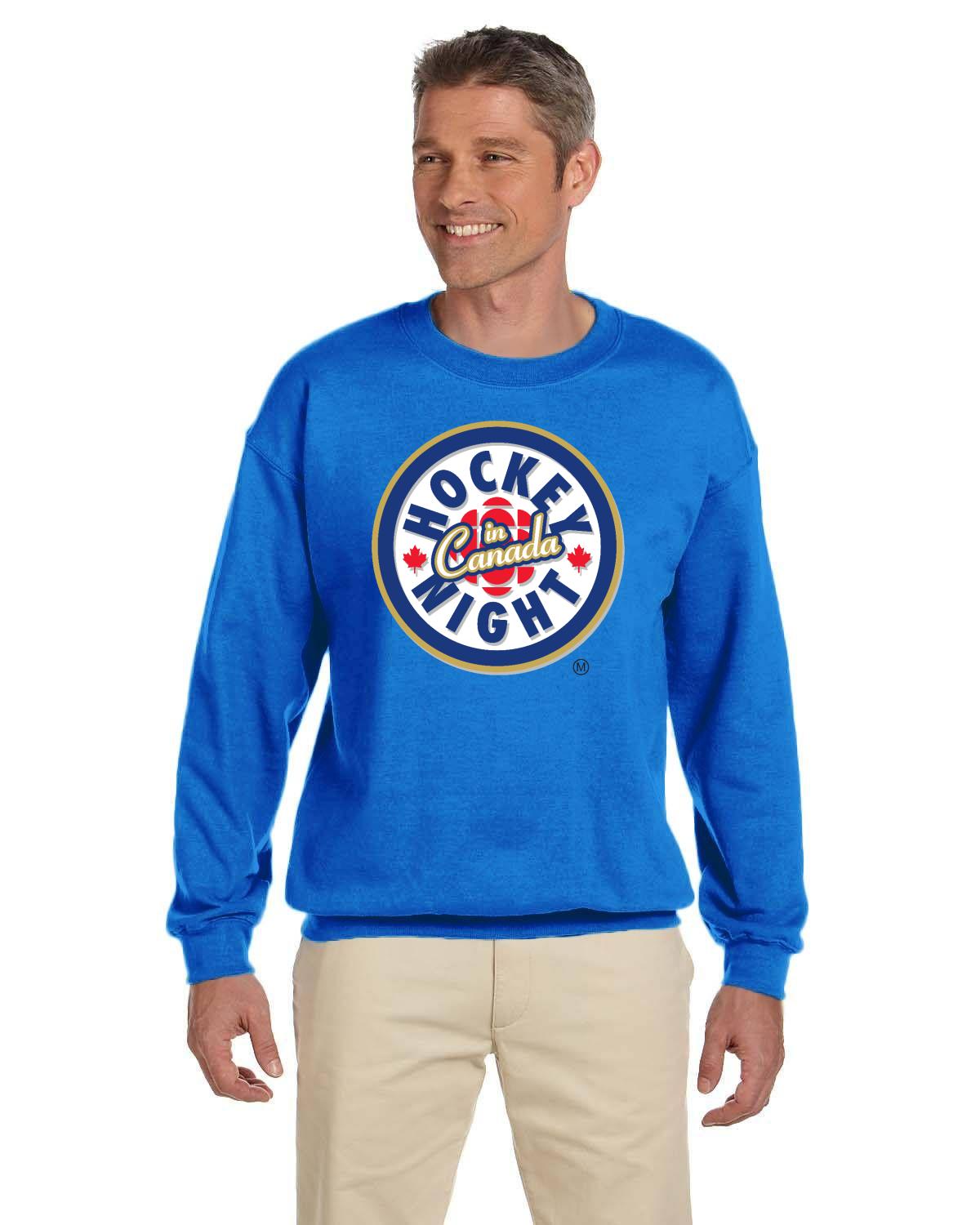 Hockey Night In Canada Shadow Logo, Hockey Sweatshirt, HNIC Sweatshirt - Officially Licensed CBC Apparel