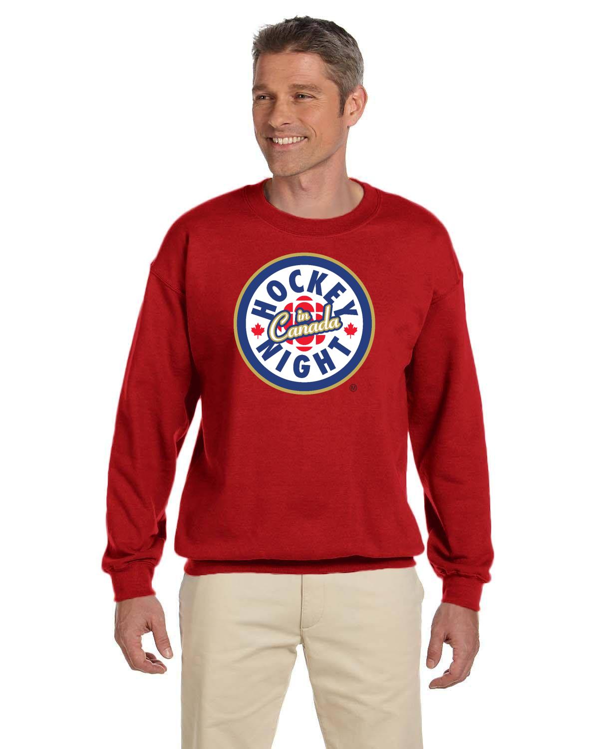 Hockey Night In Canada No Shadow Logo, Hockey Sweatshirt, HNIC Sweatshirt - Officially Licensed CBC Apparel