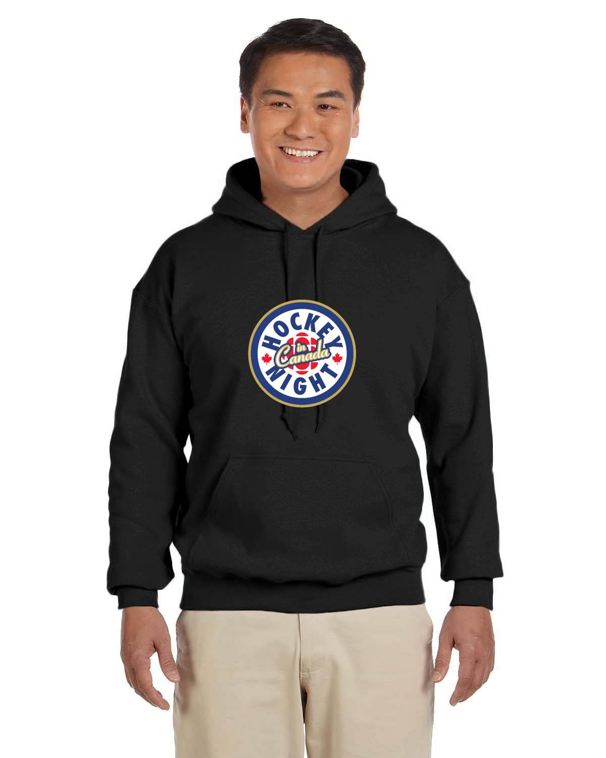 Hockey Night In Canada No Shadow Logo, Hockey Hoodie, HNIC Hoodie - Officially Licensed CBC Apparel