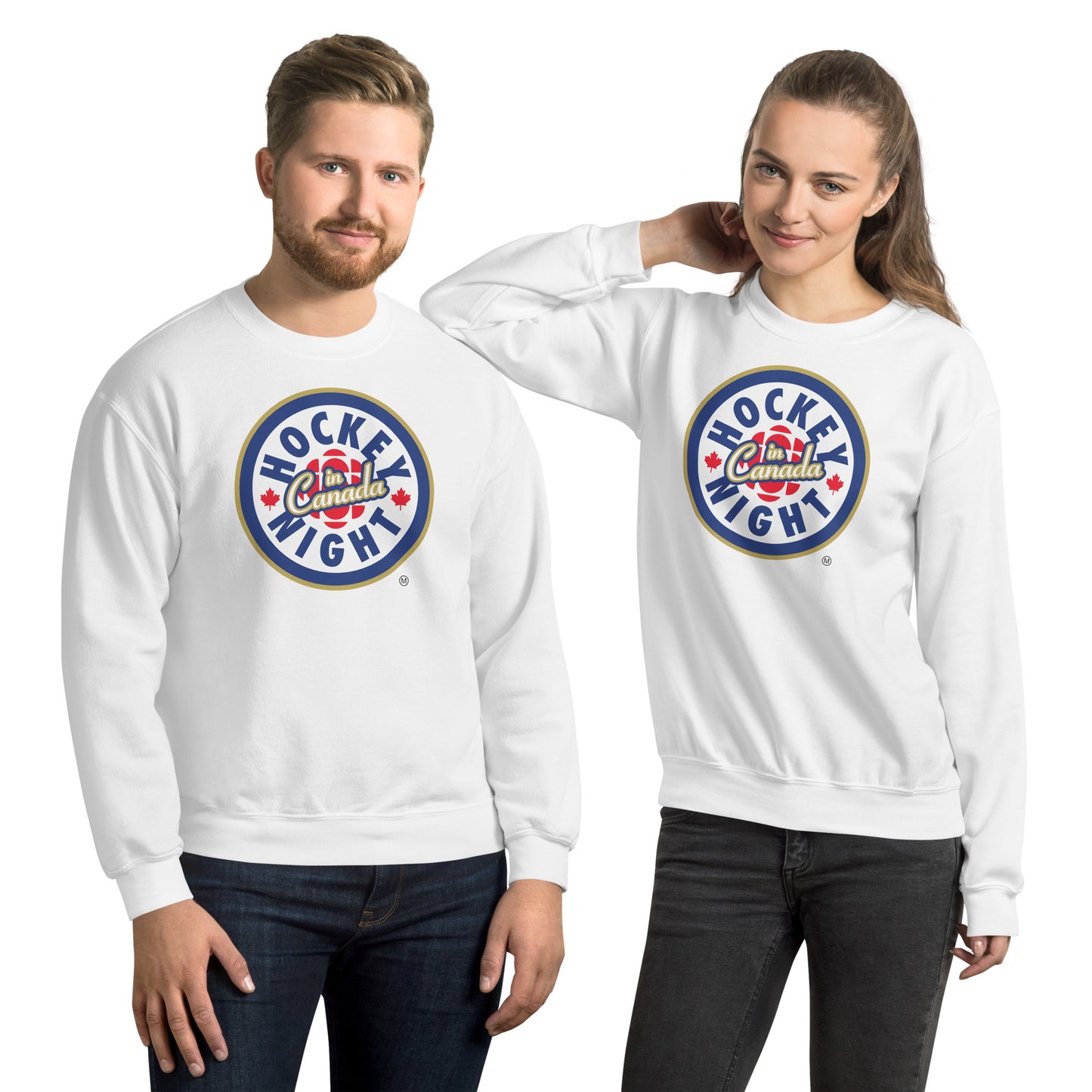 Hockey Night In Canada No Shadow Logo, Hockey Sweatshirt, HNIC Sweatshirt - Officially Licensed CBC Apparel