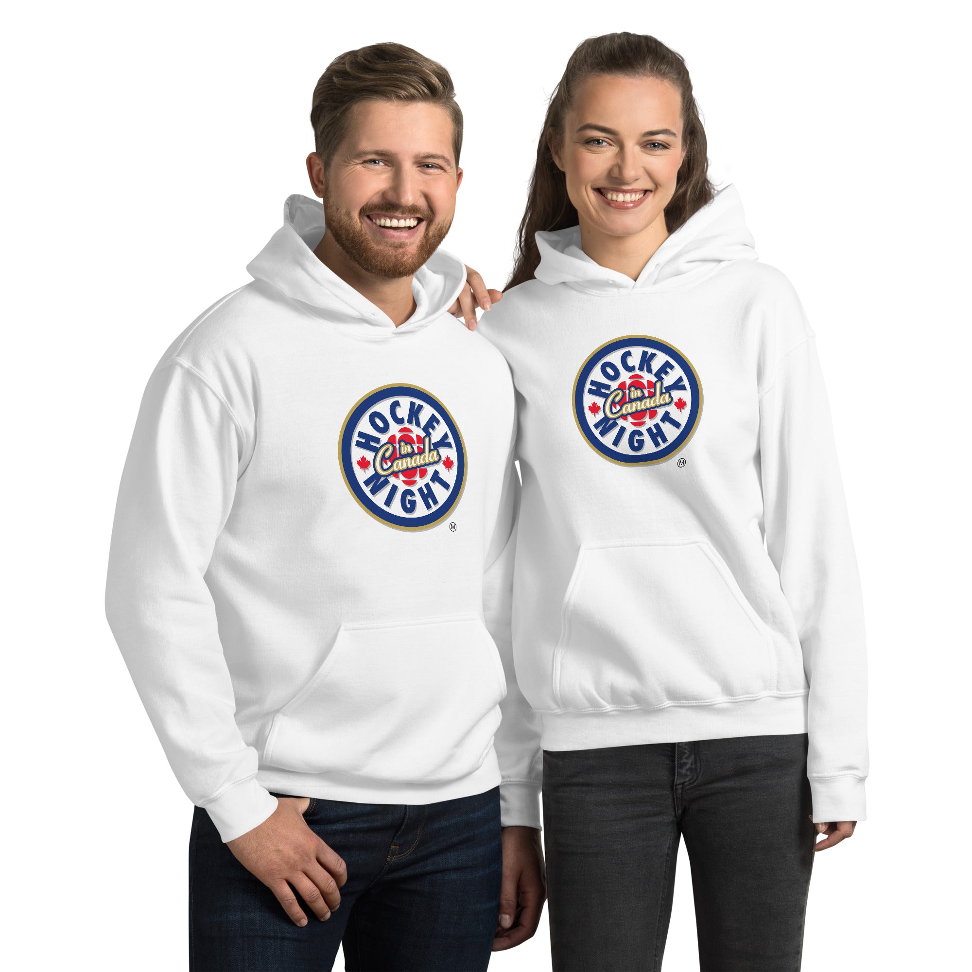 Hockey Night In Canada Shadow Logo, Hockey Hoodie, HNIC Hoodie - Officially Licensed CBC Apparel