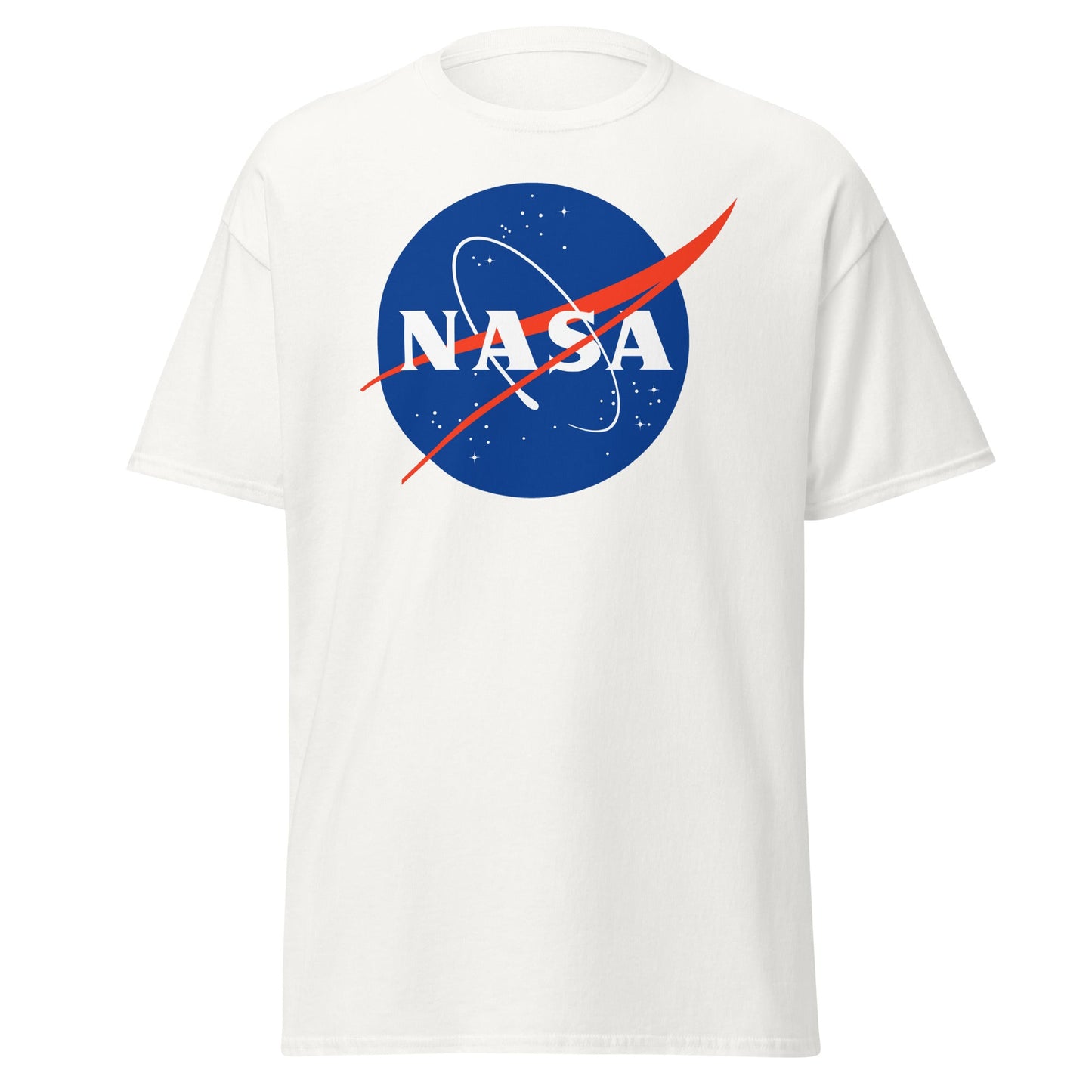 NASA Meatball Logo Men's T-Shirt: Official Space Agency Graphic Tee for Science Enthusiasts